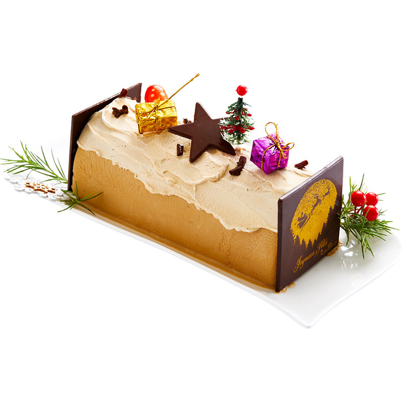 Une bûche glacée qui ne vous cherchera pas de noix !