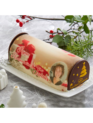 Bûche personnalisée Cadeau