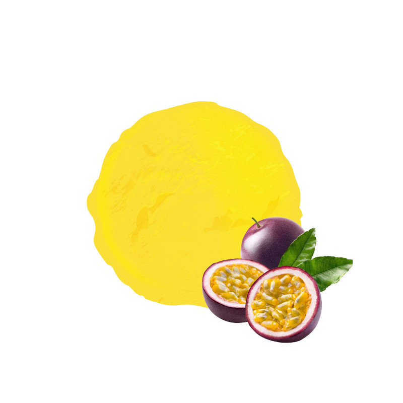 Un sorbet plein fruit aux fruits de la passion
