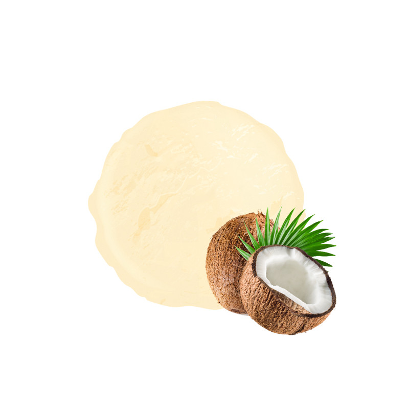 De la glace à la noix de coco pour un dessert rafraichissant