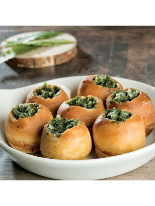 24 brioches apéritives aux escargots