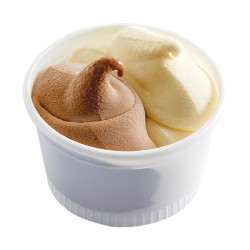 Petits pots glacés Vanille de Madagascar & Chocolat belge – Lot de 8 | Van Den Casteele