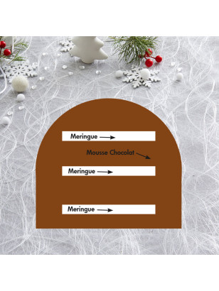 La bûche Merveilleuse glacée au chocolat