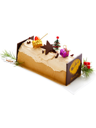 Une bûche glacée qui ne vous cherchera pas de noix !