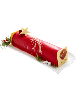 La bûche glacée à la framboise xxl