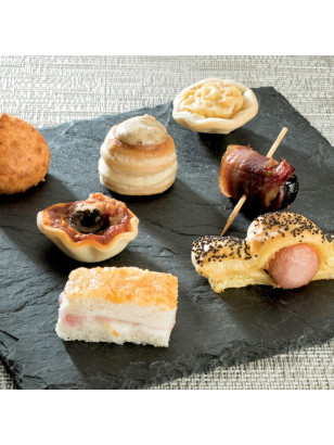 32 petits fours salés surgelés – Apéritif varié festif