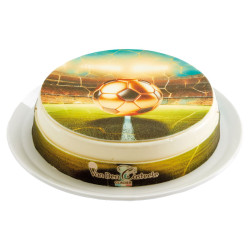 Gâteau Glacé Foot - Vanille & Chocolat | Van Den Casteele