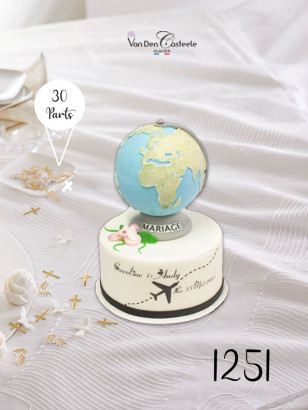 Gâteau Globe Terrestre