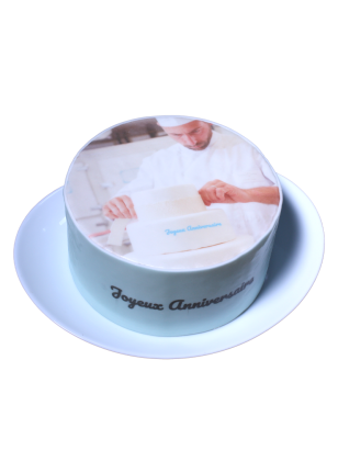 Votre photo sur un gâteau glacé Van Den Casteele