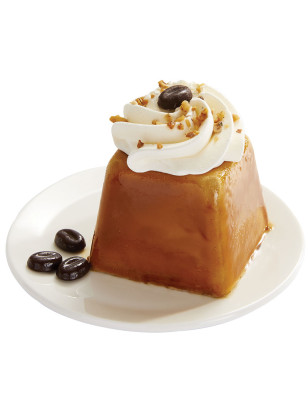 Un gâteau glacé individuel café praliné