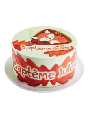 Gateau baptême personnalisé Van Den Casteele