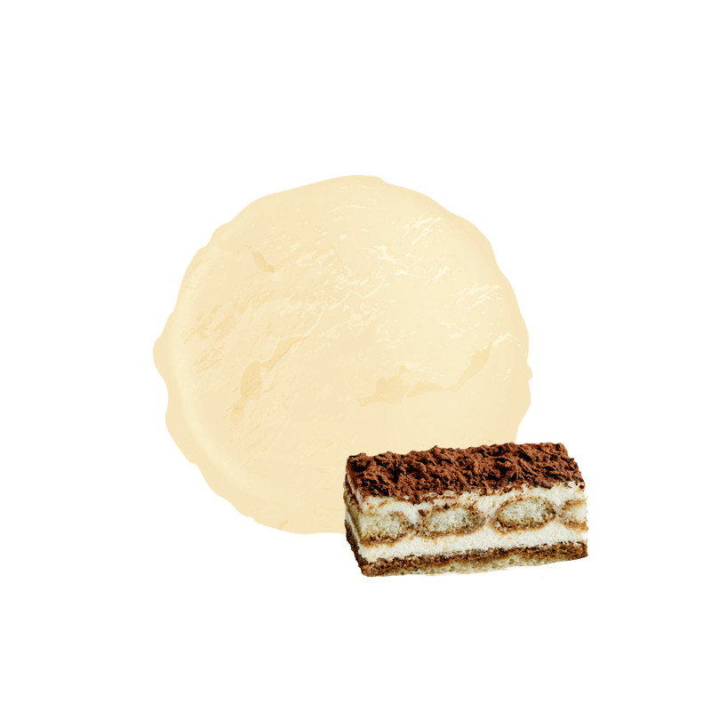 Le célèbre gâteau italien dans une crème glacée