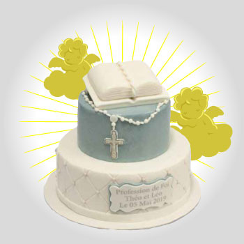 Gâteaux personnalisés pour une communion