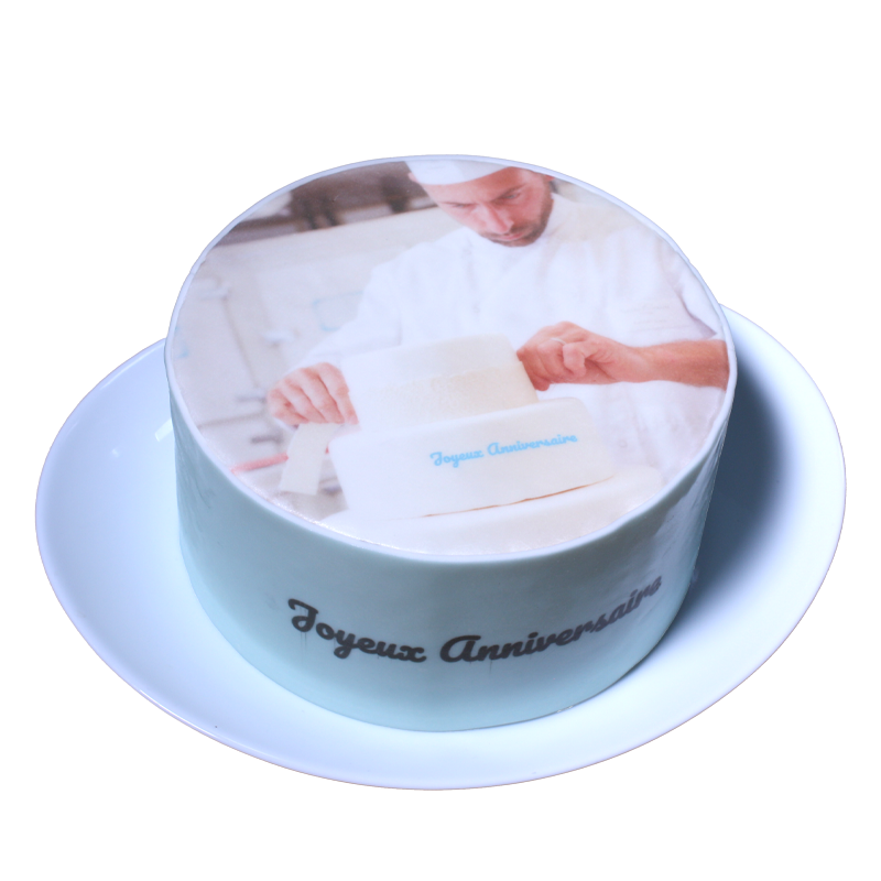 Votre photo sur un gâteau glacé Van Den Casteele