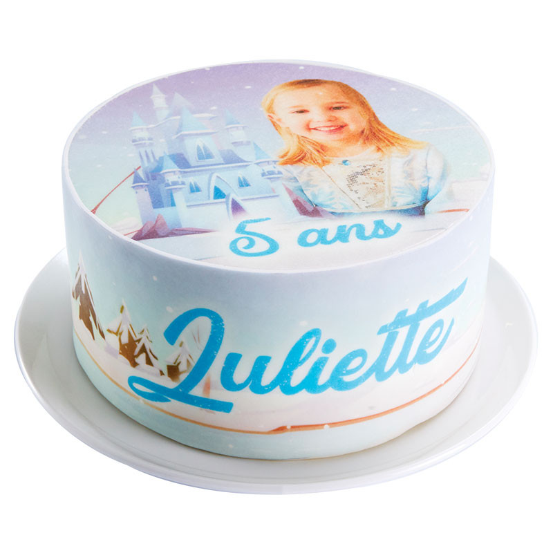 Gâteau château personnalisé pour anniversaire princesse