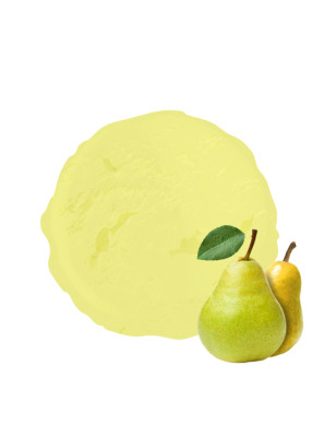 Sorbet avec le bon goût de la poire pour vos desserts