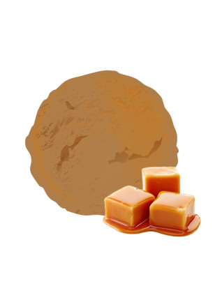 Glace au caramel beurre salé pour un dessert savoureux.