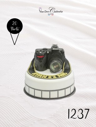 Gâteau Glacé – Anniversaire Adulte | Thème Photographie