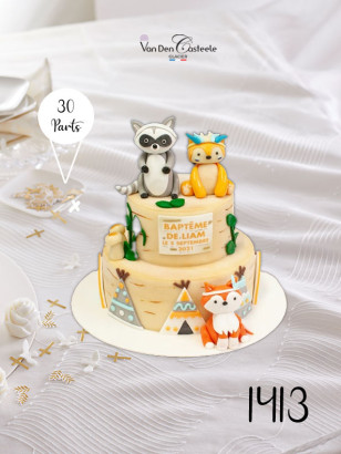 gateau animaux indiens