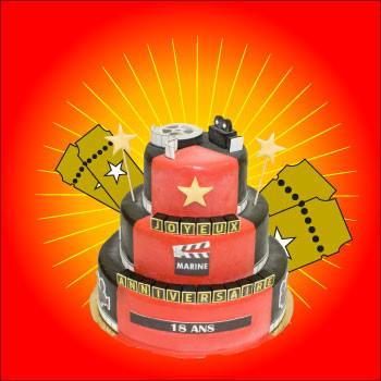 Nos gâteaux inspirés par l'univers du cinéma