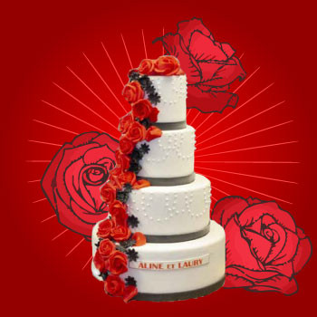 Exemples de pièces montées Mariage