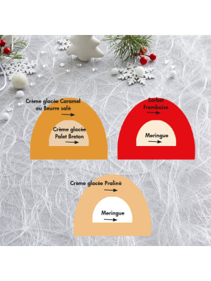 Des mini-bûches individuelles pour noel