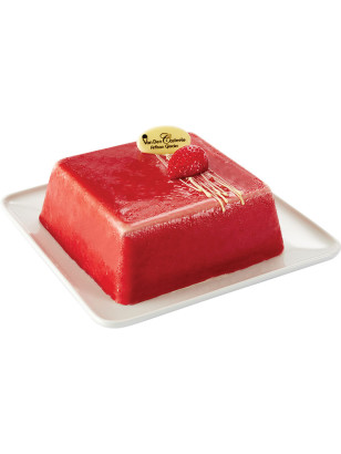 sorbet fraise, crème glacée vanille Madagascar, dessert glacé, gâteau meringue, gâteau Van Den Casteele