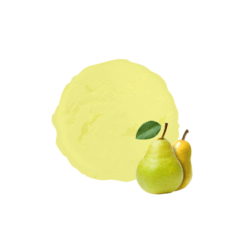 Sorbet avec le bon goût de la poire pour vos desserts