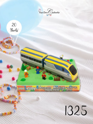 gateau train lego