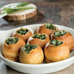 24 brioches apéritives aux escargots