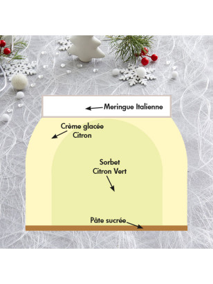 Bûche Citron Meringuée