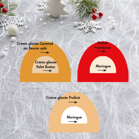 Des mini-bûches individuelles pour noel