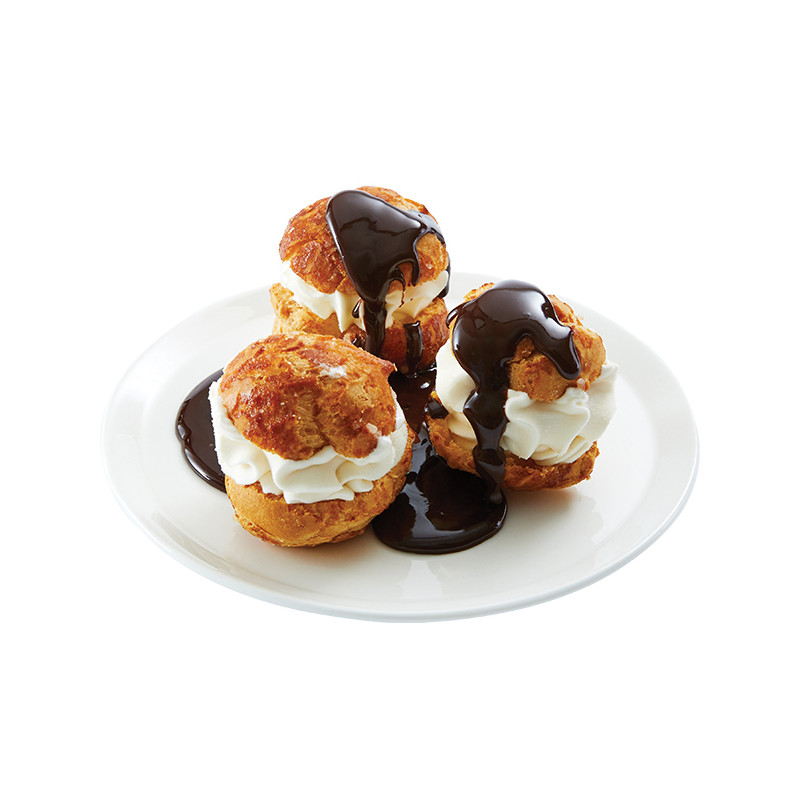 Profiteroles avec choux maison et sa ganache au chocolat