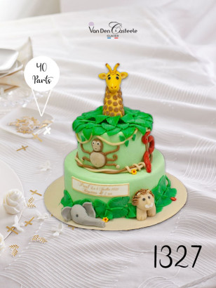 gateau animaux de la jungle