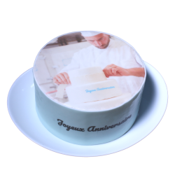Votre photo sur un gâteau glacé Van Den Casteele
