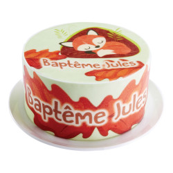 Gateau baptême personnalisé Van Den Casteele