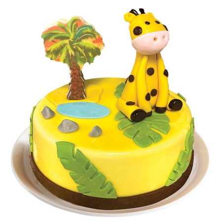 Gâteau La Jungle – Gâteau glacé avec girafe | Van Den Casteele