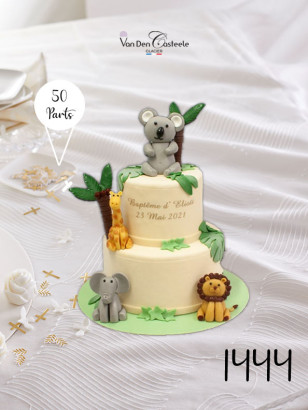 gâteau animaux jungle