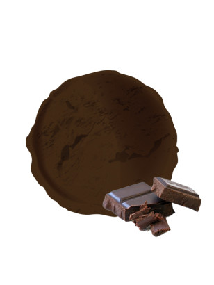 Un pot de glace maxi format au chocolat noir