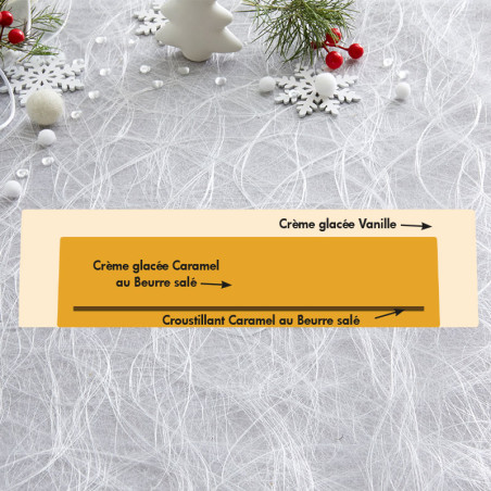 Gâteau village sous la neige