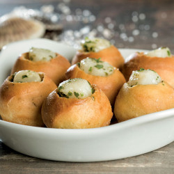 24 brioches apéritives à la Saint-Jacques