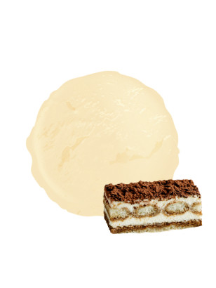 Le célèbre gâteau italien dans une crème glacée