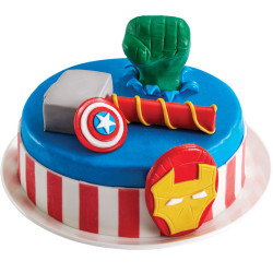 Gâteau Super-Héros – Gâteau glacé Marvel pour anniversaire | Van Den Casteele