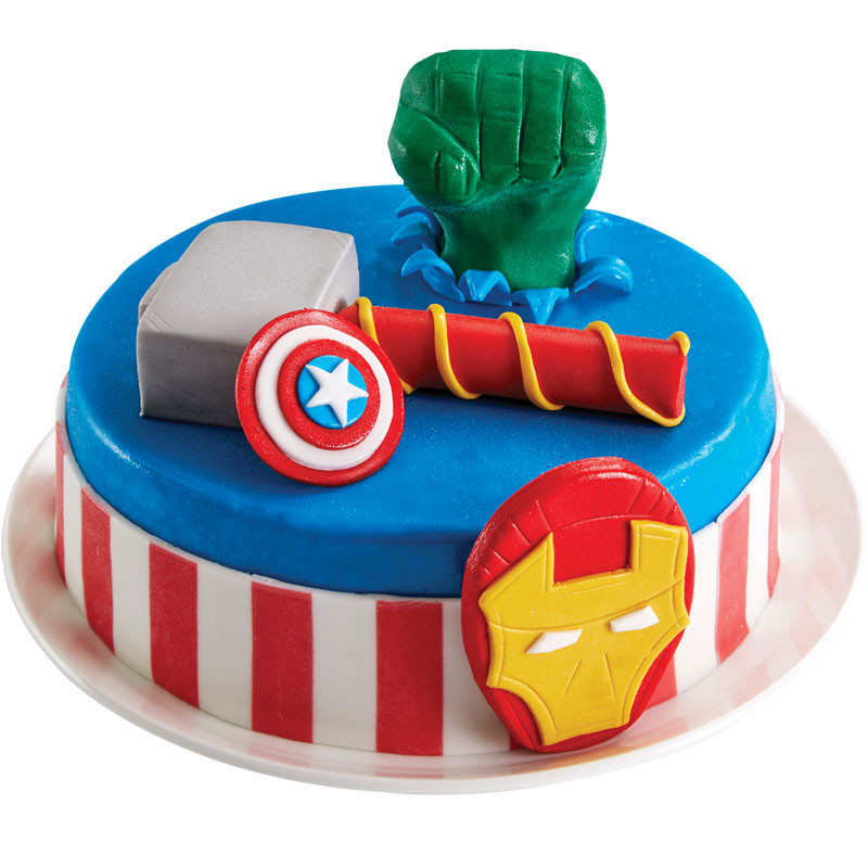 Gâteau Super-Héros – Gâteau glacé Marvel pour anniversaire | Van Den Casteele