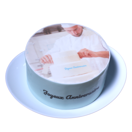 Votre photo sur un gâteau glacé Van Den Casteele