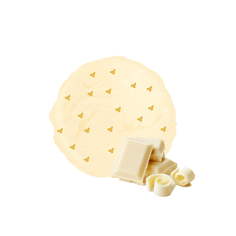 Crème glacée chocolat blanc avec morceaux – Format familial 2,5 L
