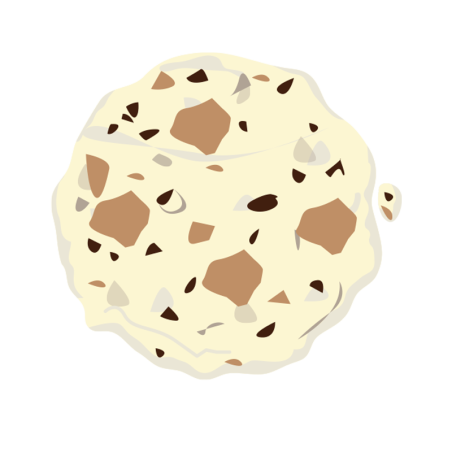 Crème glacée vanille cookie dough – Format familial 2,5 L