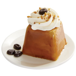 Un gâteau glacé individuel café praliné