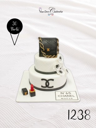 Pièce Montée Glacée – Anniversaire Thème Mode | Luxe et Chanel