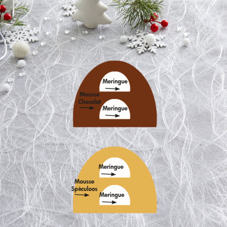 Des bûchettes glacées Merveilleuses